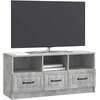 TV staliukas Televizoriaus spintelė Betono pilka 102 x 34,5 x 47 cm