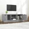 TV staliukas Televizoriaus spintelė, betono pilka, 102x35x36,5cm, mediena