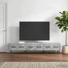 TV staliukas Televizoriaus spintelė Betono pilka 147 x 34,5 x 30 cm