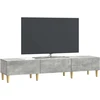 TV staliukas Televizoriaus spintelė Betono pilka 147 x 34,5 x 30 cm