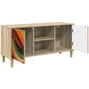 TV staliukas Televizoriaus spintelė BONN 102 x 33 x 50 cm Sonoma ąžuolo