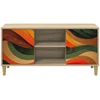 TV staliukas Televizoriaus spintelė BONN 102 x 33 x 50 cm Sonoma ąžuolo