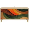 TV staliukas Televizoriaus spintelė BONN 102 x 33 x 50 cm Sonoma ąžuolo