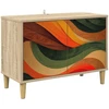 TV staliukas Televizoriaus spintelė BONN 69 x 33 x 50 cm Sonoma ąžuolo