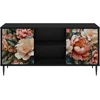 TV staliukas Televizoriaus spintelė BORNE 102 x 33 x 51 cm Juodojo ąžuolo