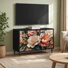 TV staliukas Televizoriaus spintelė BORNE 69 x 33 x 50,5 cm Juodojo ąžuolo