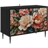 TV staliukas Televizoriaus spintelė BORNE 69 x 33 x 50,5 cm Juodojo ąžuolo