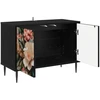 TV staliukas Televizoriaus spintelė BORNE 69 x 33 x 50,5 cm Juodojo ąžuolo