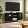 TV staliukas Televizoriaus spintelė BREMEN 102 x 33 x 51 cm Juodojo ąžuolo