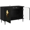TV staliukas Televizoriaus spintelė BREMEN 69 x 33 x 50,5 cm Juodojo ąžuolo