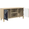 TV staliukas Televizoriaus spintelė DOKKUM 102 x 33 x 50 cm Sonoma ąžuolo