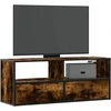TV staliukas Televizoriaus spintelė, dūminė, 100x31x39,5cm, mediena/metalas
