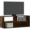 TV staliukas Televizoriaus spintelė, dūminė, 100x31x39,5cm, mediena/metalas