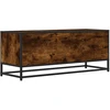 TV staliukas Televizoriaus spintelė, dūminė, 100x34,5x40cm, mediena/metalas