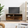 TV staliukas Televizoriaus spintelė, dūminė, 100x34,5x44,5cm, mediena