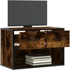 TV staliukas Televizoriaus spintelė, dūminė, 60x31x39,5cm, mediena/metalas