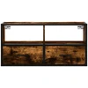 TV staliukas Televizoriaus spintelė, dūminė, 80x31x39,5cm, mediena/metalas