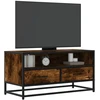 TV staliukas Televizoriaus spintelė, dūminė, 80x34,5x40cm, mediena/metalas