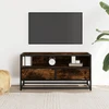 TV staliukas Televizoriaus spintelė, dūminė, 80x34,5x40cm, mediena/metalas