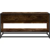 TV staliukas Televizoriaus spintelė, dūminė, 91x40x46cm, mediena ir metalas