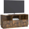TV staliukas Televizoriaus spintelė Dūminio ąžuolo 102 x 34,5 x 47 cm