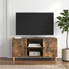 TV staliukas Televizoriaus spintelė Dūminio ąžuolo 102 x 34,5 x 50 cm