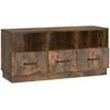 TV staliukas Televizoriaus spintelė Dūminio ąžuolo 102 x 34,5 x 47 cm