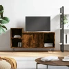 TV staliukas Televizoriaus spintelė, dūminio ąžuolo, 100x35x55cm, mediena
