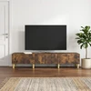 TV staliukas Televizoriaus spintelė Dūminio ąžuolo 147 x 34,5 x 30 cm
