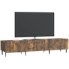 TV staliukas Televizoriaus spintelė Dūminio ąžuolo 147 x 34,5 x 32 cm
