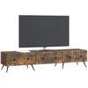 TV staliukas Televizoriaus spintelė Dūminio ąžuolo 147 x 34,5 x 30 cm