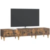 TV staliukas Televizoriaus spintelė Dūminio ąžuolo 147 x 34,5 x 30 cm