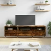 TV staliukas Televizoriaus spintelė, dūminio ąžuolo, 150x30x44,5cm, mediena