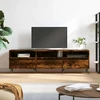 TV staliukas Televizoriaus spintelė, dūminio ąžuolo, 150x30x44,5cm, mediena