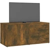 TV staliukas Televizoriaus spintelė, dūminio ąžuolo, 80x34x36cm, mediena
