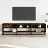 TV staliukas Televizoriaus spintelė, dūminio ąžuolo, 180x40x46cm, mediena