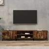 TV staliukas Televizoriaus spintelė, dūminio ąžuolo, 180x31,5x40cm, mediena