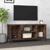 TV staliukas Televizoriaus spintelė, dūminio ąžuolo, 102x35x45cm, mediena