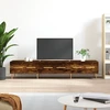 TV staliukas Televizoriaus spintelė, dūminio ąžuolo, 150x36x30cm, mediena