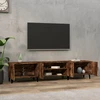 TV staliukas Televizoriaus spintelė, dūminio ąžuolo, 180x31,5x40cm, mediena