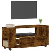 TV staliukas Televizoriaus spintelė, dūminio ąžuolo, 102x34,5x43cm, mediena