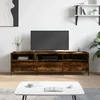 TV staliukas Televizoriaus spintelė, dūminio ąžuolo, 150x30x44,5cm, mediena