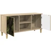 TV staliukas Televizoriaus spintelė ELBURG 102 x 33 x 50 cm Sonoma ąžuolo