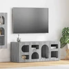 TV staliukas Televizoriaus spintelė ELST 100 x 35 x 40 cm Pilkas Sonoma