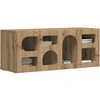 TV staliukas Televizoriaus spintelė ELST 100 x 35 x 40 cm Amatininkų ąžuolas