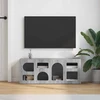 TV staliukas Televizoriaus spintelė ELST 100 x 35 x 40 cm Pilkas Sonoma
