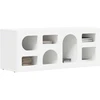 TV staliukas Televizoriaus spintelė ELST 100 x 35 x 40 cm Balta