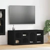 TV staliukas Televizoriaus spintelė ELST 100 x 35 x 40 cm Juoda