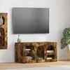 TV staliukas Televizoriaus spintelė ELST 80 x 35 x 40 cm Rūkyta ąžuolas