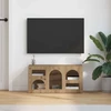 TV staliukas Televizoriaus spintelė ELST 80 x 35 x 40 cm Amatininkų ąžuolas